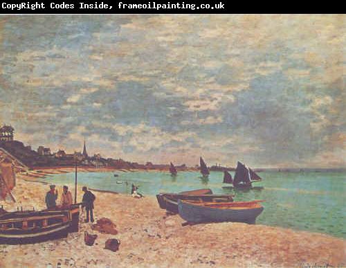 Claude Monet Beach at Sainte-Adresse